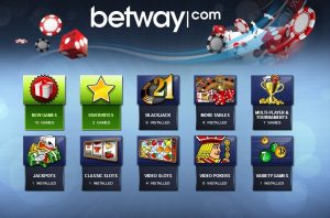 which are the banking methods at betway casino review