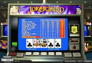 what are the rules to bet on video poker jokers wild