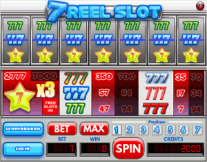 why the 7-reel online slot games are rare