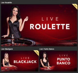 are there live games at the betfair casino review