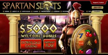 How can you claim the Spartan Slots welcome bonus?