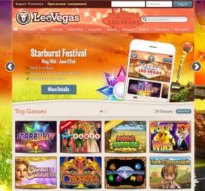 find the website overview of leo vegas casino review