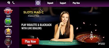 Can you find live support at Slots Magic Casino?