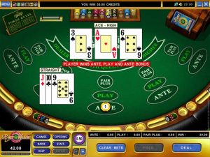 are cards games among the roxy palace table games