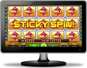 How do you apply sticky bonuses when you wager on slots?