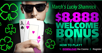 What is the welcome bonus at the Upotown Aces Website?